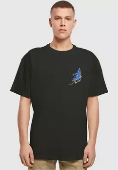 Футболка с принтом FLY HIGH HEAVY Merchcode, цвет black
