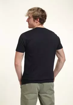 Футболка с принтом FOOD DUKE SONS GO PIG Henry Tiger, темно-синий