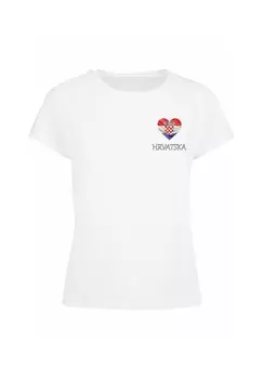 Футболка с принтом FOOTBALL CROATIA Merchcode, белый