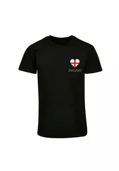 Футболка с принтом FOOTBALL ENGLAND Merchcode, черный