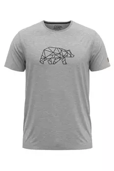 Футболка с принтом FORSBERG, цвет grau melange