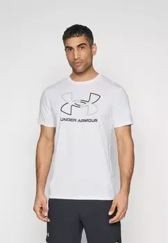 Футболка с принтом Foundation Update Under Armour, цвет white/black