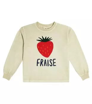 Футболка с принтом Fraise Jellymallow, бежевый