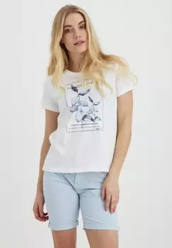 Футболка с принтом FRAMPLANT 1 T Fransa, цвет vintage indigo