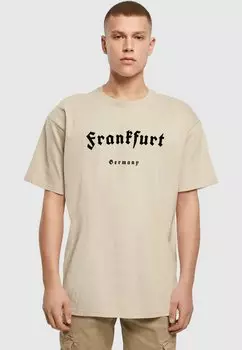 Футболка с принтом FRANKFURT HEAVY Merchcode, цвет wet sand