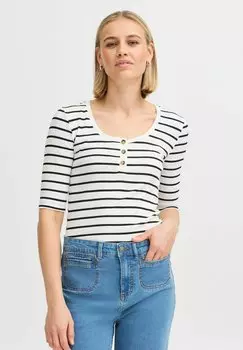 Футболка с принтом Fransa, черный