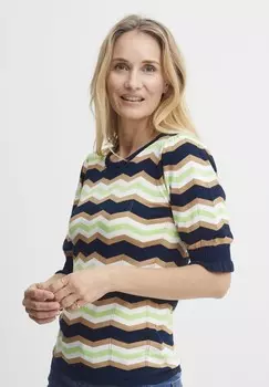 Футболка с принтом Fransa, синий