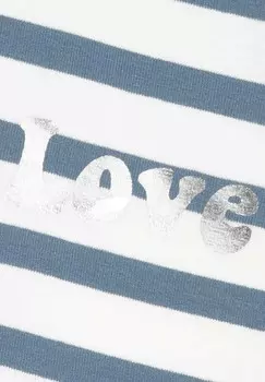 Футболка с принтом frapp, бирюзовый