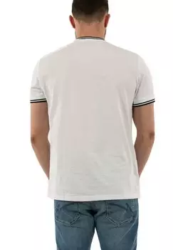 Футболка с принтом Fred Perry, белая