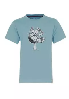 Футболка с принтом FREEZ Band Of Rascals, цвет arctic blue