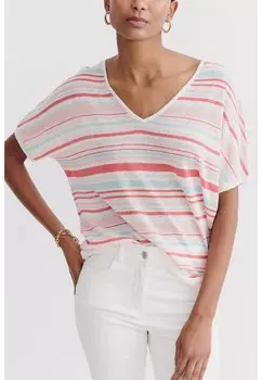 Футболка с принтом FRENCH FASHION ELEGANT MODERN Caroll, цвет pink