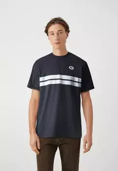 Футболка с принтом FRENCH ICONICS Lacoste, цвет dark blue