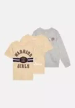 Футболка с принтом Friboo, светло-серый