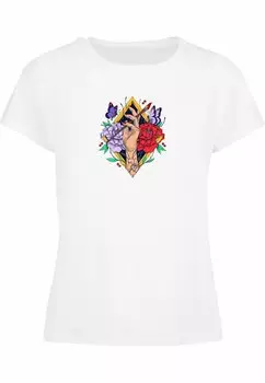 Футболка с принтом FRIDA KAHLO ARTIST BOX TEE Merchcode, цвет white
