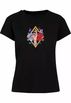 Футболка с принтом FRIDA KAHLO ARTIST BOX TEE Merchcode, цвет black