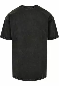 Футболка с принтом FRIDA KAHLO CACTUS ACID WASHED HEAVY OVERSIZE TEE Merchcode, черный