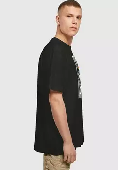 Футболка с принтом FRIDA KAHLO LETTERING HEAVY OVERSIZE TEE Merchcode, черный