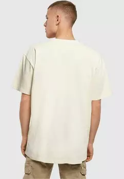 Футболка с принтом FRIDA KAHLO TE AMO OUTLINE HEAVY OVERSIZE TEE Merchcode, песочный