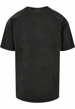 Футболка с принтом FRIDA KAHLO TE AMO OUTLINE ACID WASHED HEAVY OVERSIZE TEE Merchcode, черный