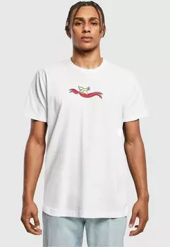 Футболка с принтом FRIDA KAHLO VIVA LA VIDA 2 ROUND NECK Merchcode, цвет white