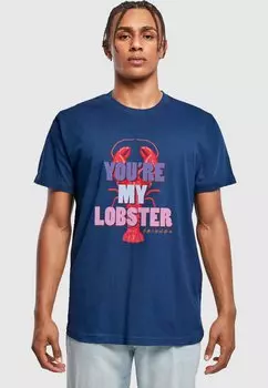 Футболка с принтом Friends My Lobster ABSOLUTE CULT, цвет light navy