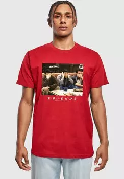 Футболка с принтом Friends-Three Wise Guys ABSOLUTE CULT, цвет burgundy