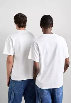 Футболка с принтом Friends With Benefins Unisex Carne Bollente, белая