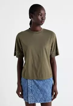 Футболка с принтом FRISIA Pepe Jeans, зеленый