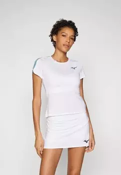 Футболка с принтом FRONTIER TEE Mizuno, белый