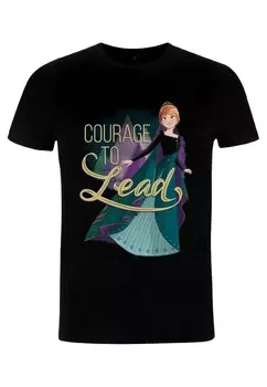 Футболка с принтом FROZEN 2 ANNA QUEEN UNISEX Henry Tiger, черный