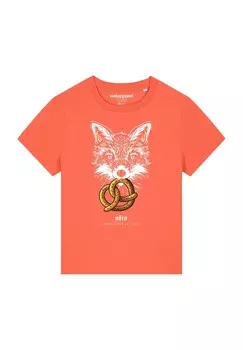 Футболка с принтом FUCHS watapparel, красный