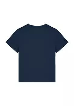 Футболка с принтом FUCHS watapparel, темно-синий