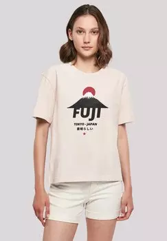 Футболка с принтом FUJI F4NT4STIC, светло-розовый