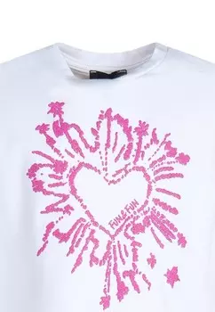 Футболка с принтом Fun&Fun, белый