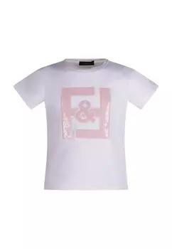 Футболка с принтом Fun&Fun, белый