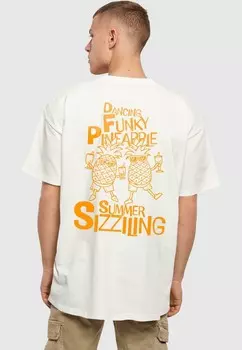 Футболка с принтом FUNKY PINEAPPLE OVERSIZED Merchcode, мультиколор