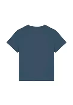 Футболка с принтом FUNNY SPACEMAN watapparel, синий