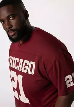 Футболка с принтом FUSSBALL-PRINT, BIS 8 XL STHUGE, коричневый