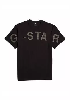 Футболка с принтом G-STAR, черный