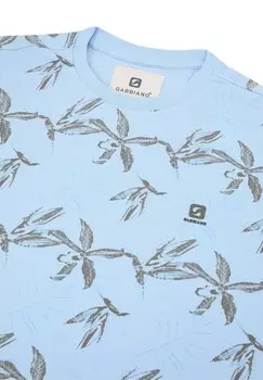 Футболка с принтом Gabbiano, синий