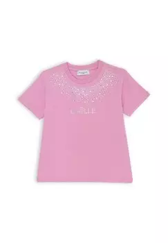 Футболка с принтом GAeLLE, фуксия