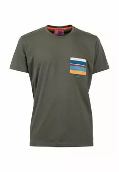 Футболка с принтом Gallo, зеленый