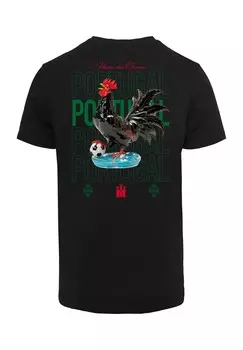 Футболка с принтом GALO PORCELANA Mister Tee, черный