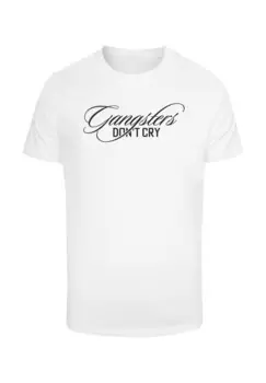 Футболка с принтом GANGSTERS DONT CRY Mister Tee, белый