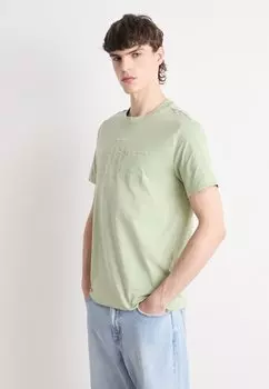 Футболка с принтом GANT, светло-зеленый