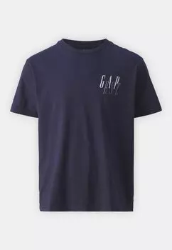 Футболка с принтом GAP, синий Fashion Logo