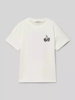 Футболка с принтом Garcia, белый