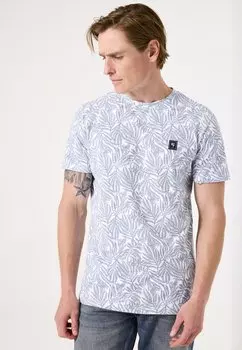 Футболка с принтом Garcia, белый