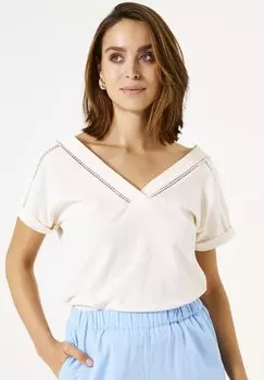 Футболка с принтом Garcia, белый