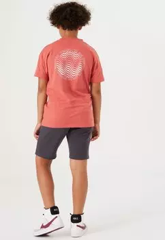 Футболка с принтом Garcia, цвет dusty cedar